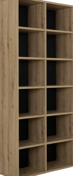 Gami Bücherregal »CRAFT« Bücherregal mit 6 Regalböden und 4 Ablageflächen
