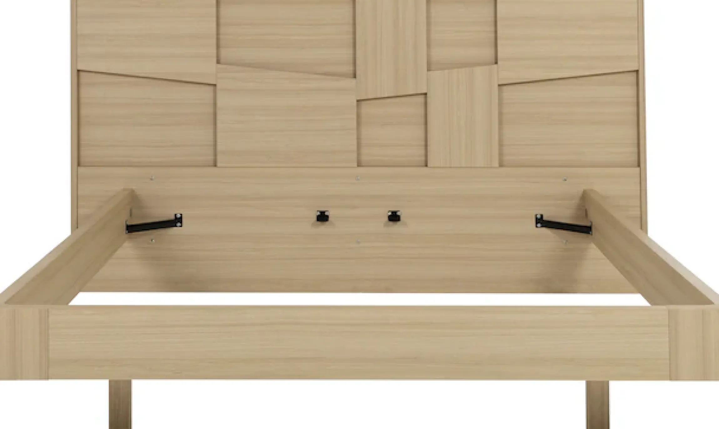 Gami Einzelbett Ein elegantes Bett mit integrierter Beleuchtung