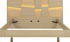 Gami Einzelbett Ein elegantes Bett mit integrierter Beleuchtung