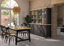 Gami Esstisch »Sequoia« 1 Stk. tlg. Wohnzimmer-Programm in Landhaus- und Industrial-Dekor