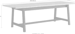 Gami Esstisch »Sequoia« 1 Stk. tlg. Wohnzimmer-Programm in Landhaus- und Industrial-Dekor