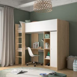 Gami Hochbett »MATIS Hochbett« Platzersparnis, super praktisch und funktional