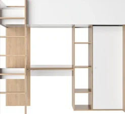Gami Hochbett »MATIS Hochbett« Platzersparnis, super praktisch und funktional