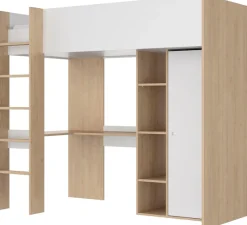 Gami Hochbett »MATIS Hochbett« Platzersparnis, super praktisch und funktional