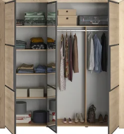 Gami Kleiderschrank »Kleiderschrank 3 Türen, Kinderkleiderschrank« In 2 Farben erhältlich