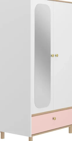 Gami Kleiderschrank »Romy« 1 Stk. tlg. Elegantes Design für eine sanfte und feminine Atmosphäre.