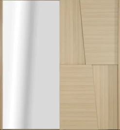 Gami Kleiderschrank »SILVA Schiebeschrank mit 2 Türen« Optimale Stauraumkapazität, Front mit LED-Beleuchtung