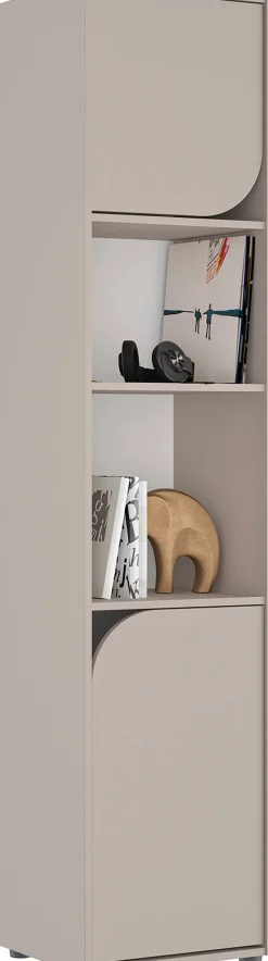 Gami Kleiderschrank »2-türiges Bücherregal« Ein sehr funktioneller Schrank mit Regal.