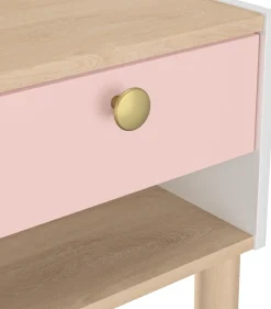 Gami Nachttisch »Romy« 1 Stk. tlg. Elegantes Design für eine sanfte und feminine Atmosphäre.