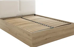 Gami Stauraumbett Stauraumbett 160 x 200 cm mit hochklappbarem Lattenrost