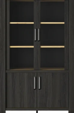 Gami Vitrine »Sequoia« 1 Stk. tlg. Wohnzimmer-Programm in Landhaus- und Industrial-Dekor