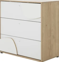 Gami Wickelkommode »BASILE Wickelkommode« bis 100 kg praktische und funktionale Aufbewahrungslösung 91 cm