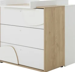 Gami Wickelkommode »BASILE Wickelkommode« bis 100 kg praktische und funktionale Aufbewahrungslösung 91 cm