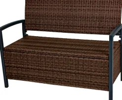 Garden Pleasure Gartenbank »Ferrara« mit Staufach, BxTxH: 117x58x86 cm, verschiedene Farben
