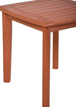 Garden Pleasure Schaukelstuhl »SINALOA« (Set) Teak Look, inkl. Tisch und Auflagen