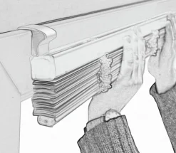 GARDINIA Sichtschutzbefestigung »Klemmhalter für Aluminium-Jalousien« für Aluminium-Jalousien