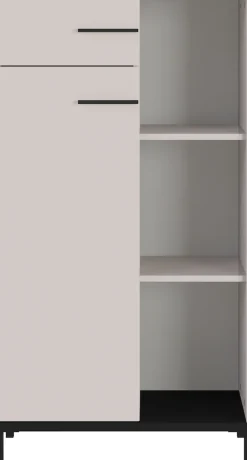 GERMANIA Aktenschrank »GW-Rovigo mit offenem Regal & Schublade,« 1 Stk. tlg. spiegelverkehrt montierbar, Höhe 120 cm, Made in Germany