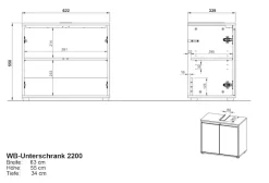GERMANIA Badmöbel-Set »Lemont« 2 Stk. tlg.
