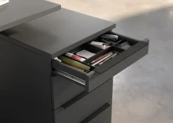 GERMANIA Büromöbel-Set »Mailand« 3 Stk. tlg. inkl. Schreibtisch, Rollcontainer und Raumteiler