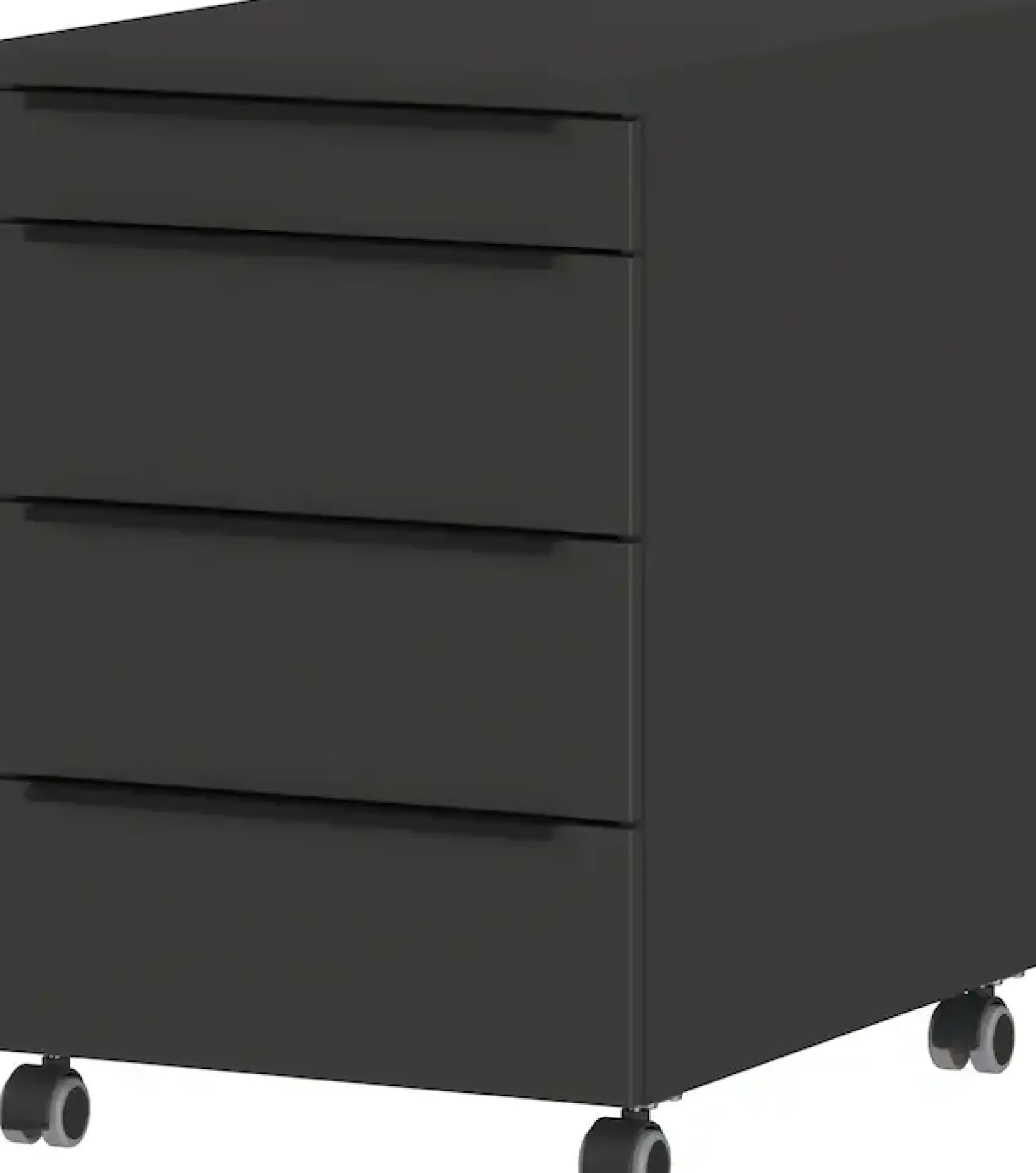 GERMANIA Büromöbel-Set »Mailand« 3 Stk. tlg. inkl. Schreibtisch, Rollcontainer und Raumteiler