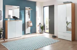 GERMANIA Garderobenschrank »Telde« Breite 84cm, Kleiderstange, verstellbare Böden, Made in Germany