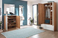 GERMANIA Garderobenschrank »Telde« Breite 84cm, Kleiderstange, verstellbare Böden, Made in Germany