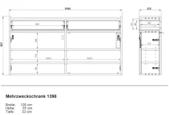 GERMANIA Garderoben-Set »Ameca« Set, 2 Stk. tlg.