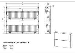 GERMANIA Garderoben-Set »GW-Ameca« 2 Stk. tlg.