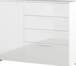 GERMANIA Kommode »Sunnyvale« Breite 135 cm, verstellbare Böden, Hochglanz, Made in Germany