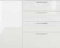 GERMANIA Kommode »Sunnyvale« Breite 135 cm, verstellbare Böden, Hochglanz, Made in Germany