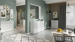 GERMANIA Kommode »Sunnyvale« Breite 135 cm, verstellbare Böden, Hochglanz, Made in Germany