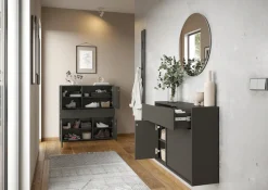 GERMANIA Mehrzweckschrank »Ameca 2.0« stehend und hängend montierbar, moderner Flurschrank, Breite 83 cm