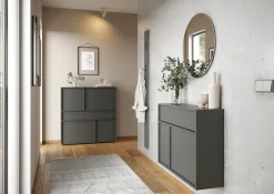 GERMANIA Mehrzweckschrank »Ameca 2.0« stehend und hängend montierbar, moderner Flurschrank, Breite 83 cm