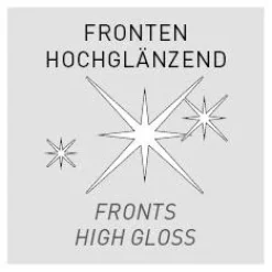 GERMANIA Schuhschrank »Adana« Breite 134 cm, verstellbare Böden, Hochglanz-Fronten, Made in Germany