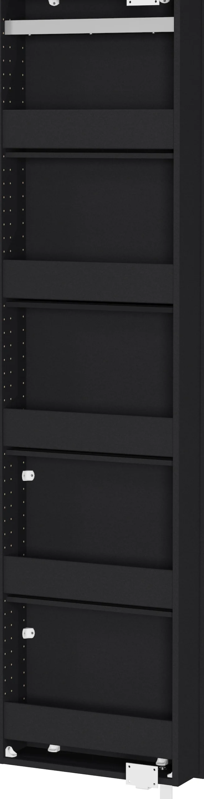 GERMANIA Schuhschrank »1189« 1 Stk. tlg. Drehschrank mit Spiegel, für schmale Flure, hinten offen, Tiefe: 18 cm