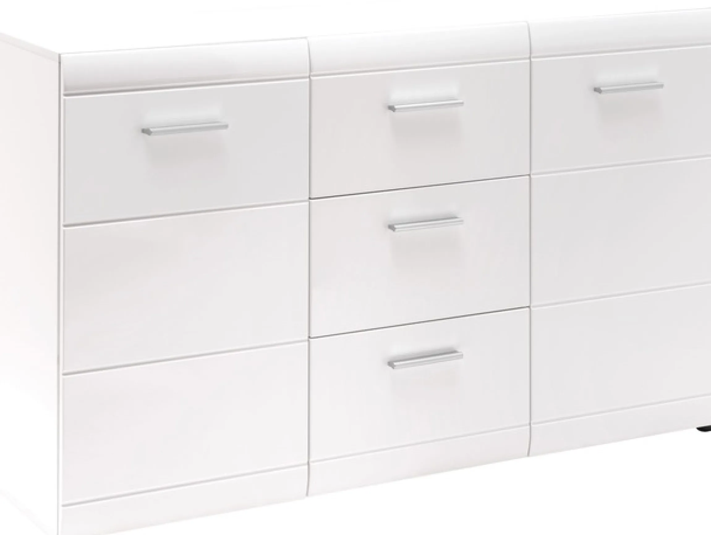 GERMANIA Sideboard »Adana« Breite 144 cm, verstellbare Böden, Hochglanz-Fronten, Made in Germany