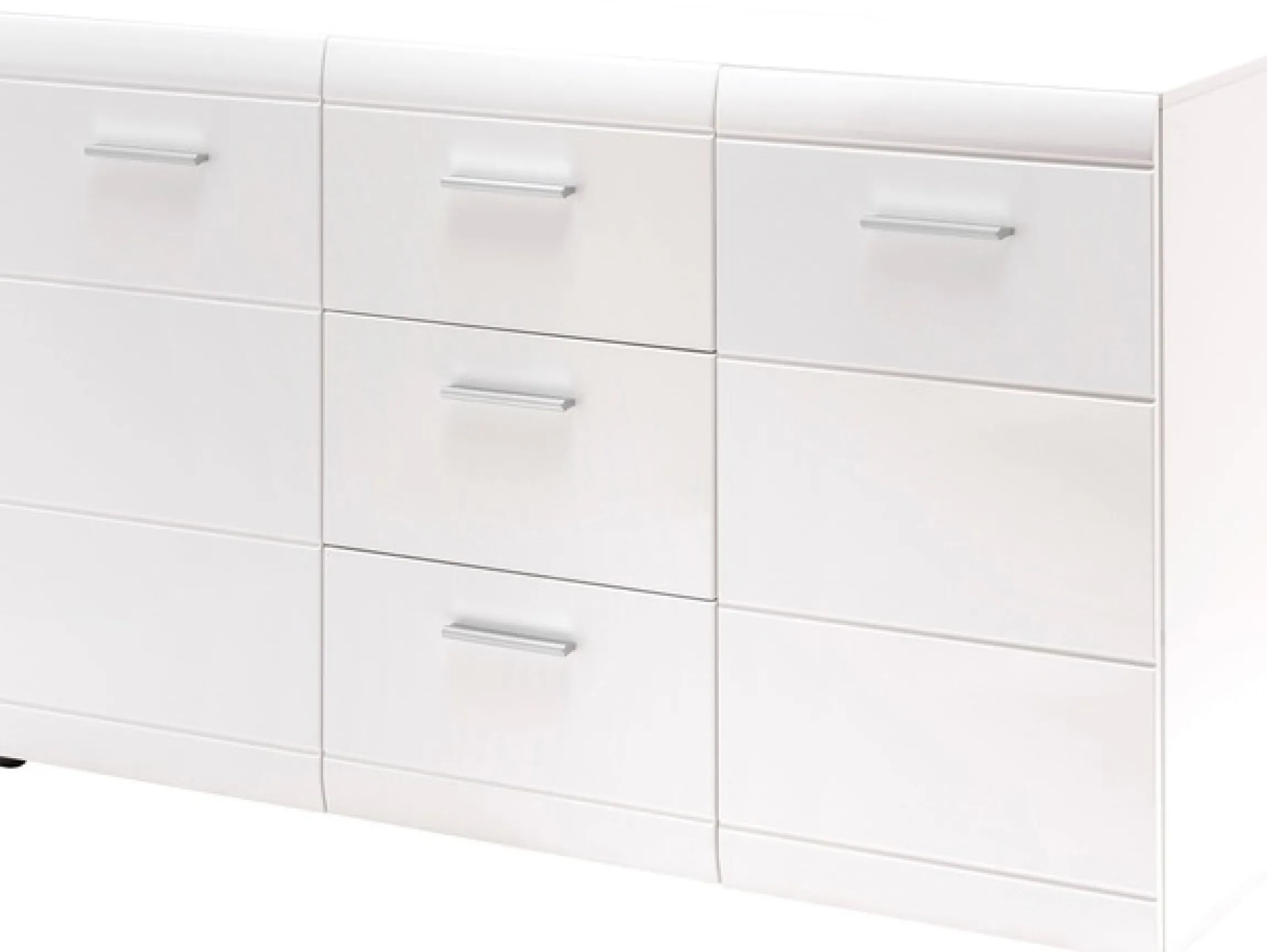 GERMANIA Sideboard »Adana« Breite 144 cm, verstellbare Böden, Hochglanz-Fronten, Made in Germany