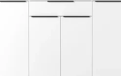 GERMANIA Sideboard »Mailand« Sideboard mit einer Schublade und 4 Türen, in graphit & weiß verfügbar
