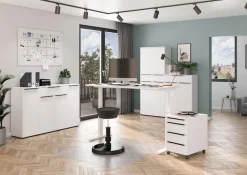 GERMANIA Sideboard »Mailand« Sideboard mit einer Schublade und 4 Türen, in graphit & weiß verfügbar