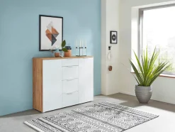 GERMANIA Sideboard »Telde« Breite 134 cm, Soft-close, verstellbare Böden,ES-Glas, Made in Germany