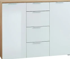 GERMANIA Sideboard »Telde« Breite 134 cm, Soft-close, verstellbare Böden,ES-Glas, Made in Germany