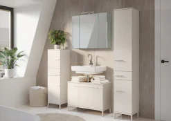 GERMANIA Waschbeckenunterschrank »Waschbeckenunterschrank« 1 Stk. tlg. Waschbeckenunterschrank mit Siphonausschnitt