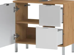 GERMANIA Waschbeckenunterschrank »GW-Mauresa« in 2 Breiten, mit Schublade (+ Klappe), Soft-Close, Made in Germany