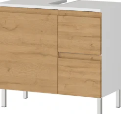 GERMANIA Waschbeckenunterschrank »Torrance« in 2 Breiten,mit Schublade & Füßen aus Metall, griffloses Design, Made in Germany