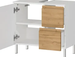 GERMANIA Waschbeckenunterschrank »Torrance« in 2 Breiten,mit Schublade & Füßen aus Metall, griffloses Design, Made in Germany