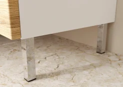 GERMANIA Waschbeckenunterschrank »Torrance« in 2 Breiten,mit Schublade & Füßen aus Metall, griffloses Design, Made in Germany