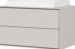 GERMANIA Waschtisch »Waschtisch inkl. Becken "Sovana"« 2 Stk. tlg. Waschbeckenunterschrank inkl. Waschbecken