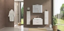 GERMANIA Waschtisch »Waschtisch inkl. Becken "Sovana"« 2 Stk. tlg. Waschbeckenunterschrank inkl. Waschbecken