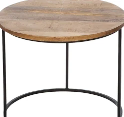 GILDE Beistelltisch »2er Set Beistelltisch rund Camara« 2 Stk. tlg. Wohnzimmertisch, Beistellmöbel, Couchtisch, Dekotisch, Tischplatte