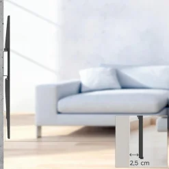 Hama TV-Wandhalterung »TV-Halterung, flach, starr, 94-229cm (37-90